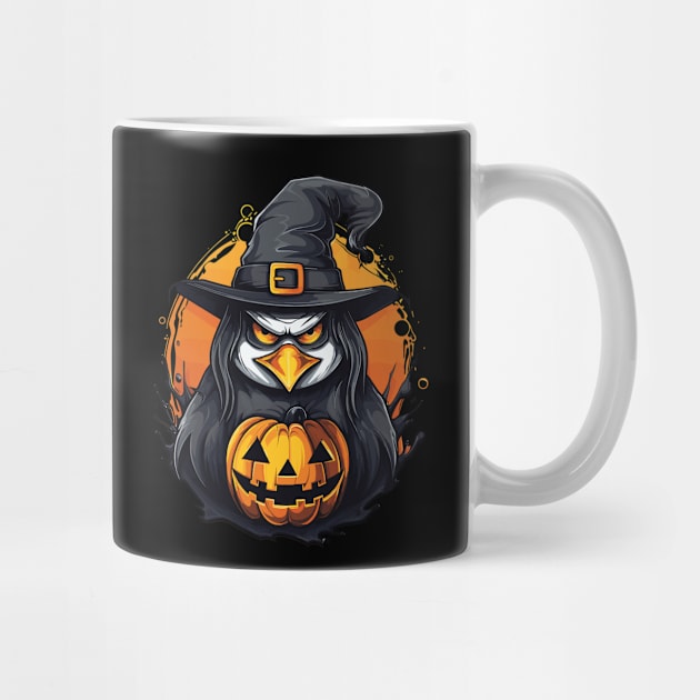 Creepy Penguin Halloween Design by PaulJus